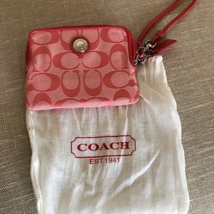 Authentic Small Coach Wallet/Wristlet